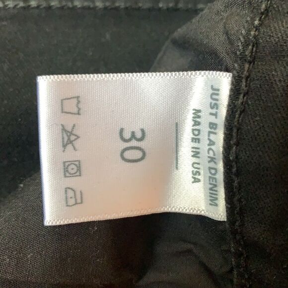 Just Black-Black Jean w/ Double Side White Stripe - Picture 5 of 10